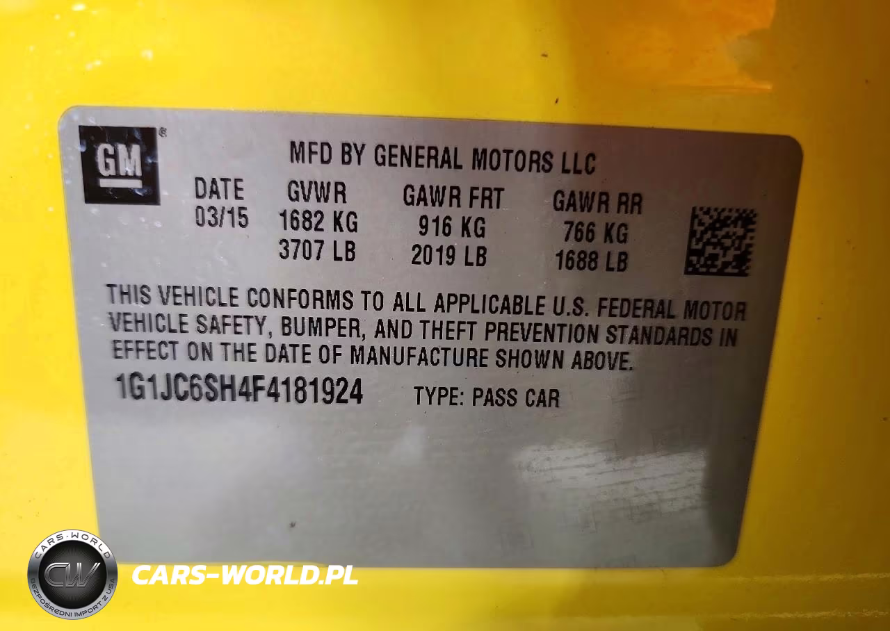 2015 Chevrolet Sonic Lt VIN:1G1JC6SH4F4181924 - 12