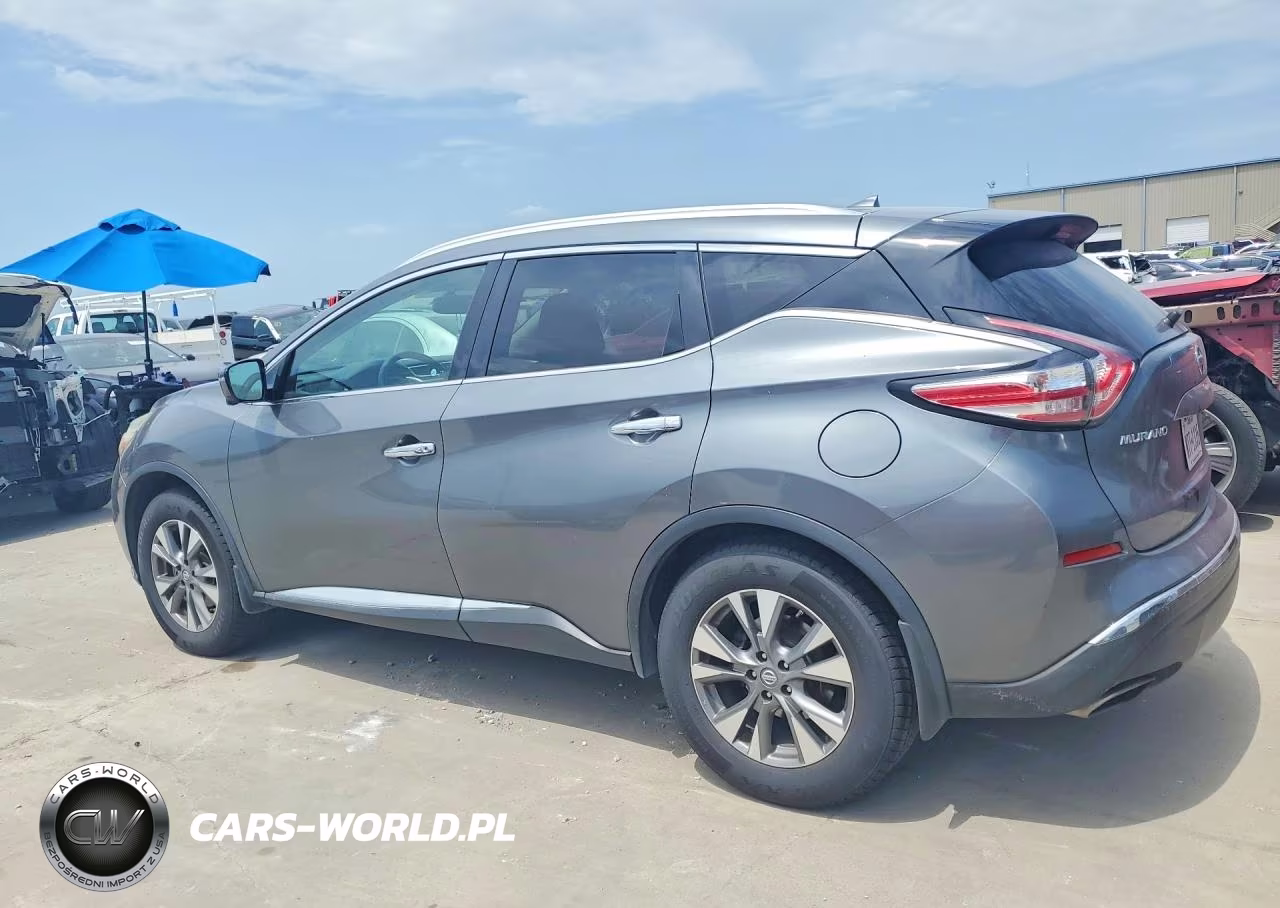 2015 Nissan Murano Sl VIN:5N1AZ2MH8FN230592 - 2