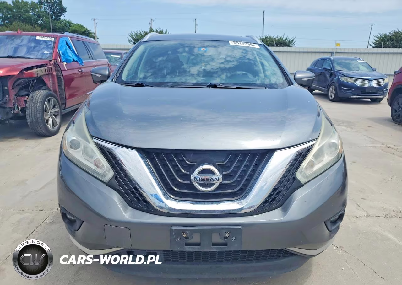 2015 Nissan Murano Sl VIN:5N1AZ2MH8FN230592 - 5