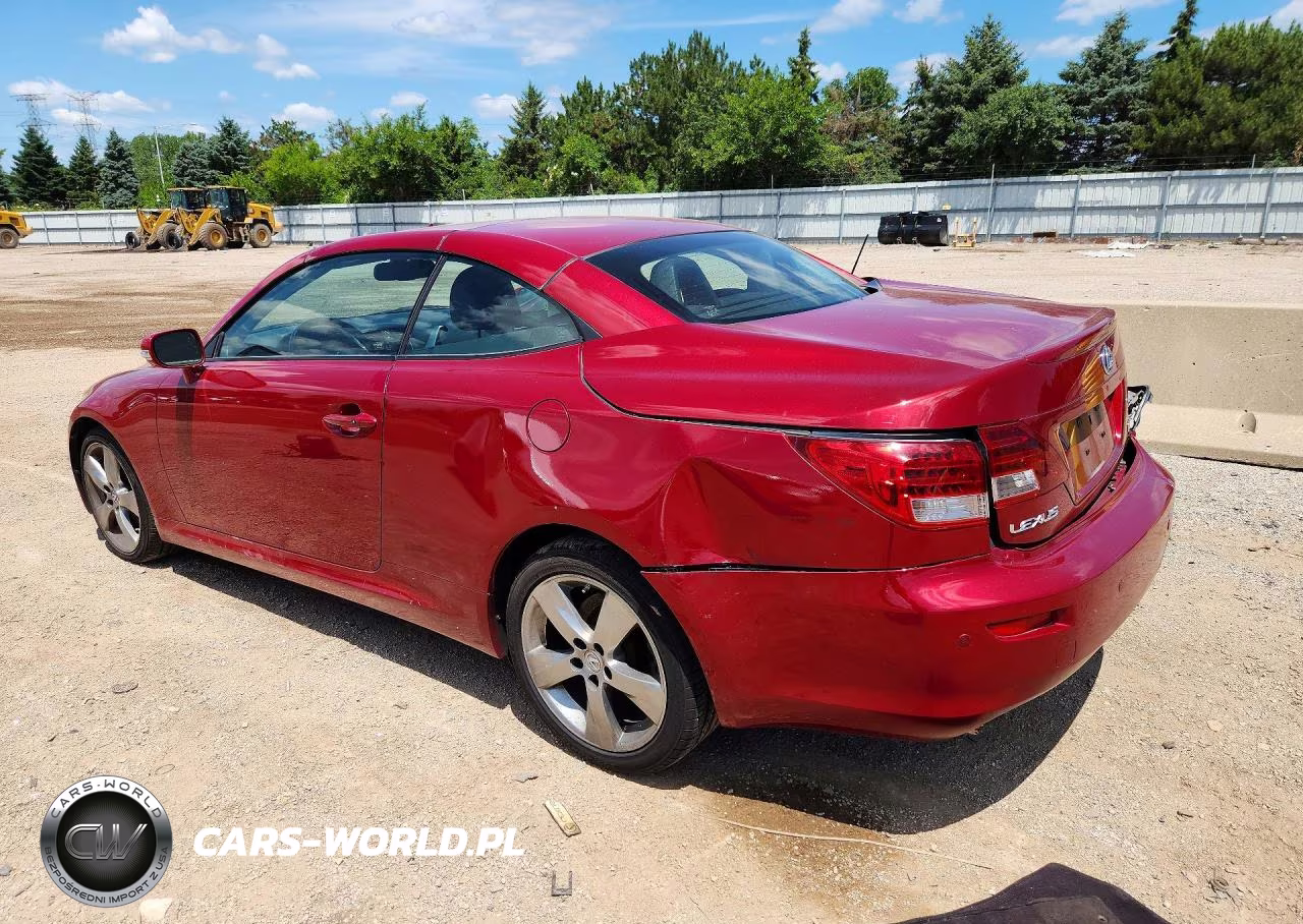 2010 Lexus Is 250 VIN:JTHFF2C29A2507517 - 2