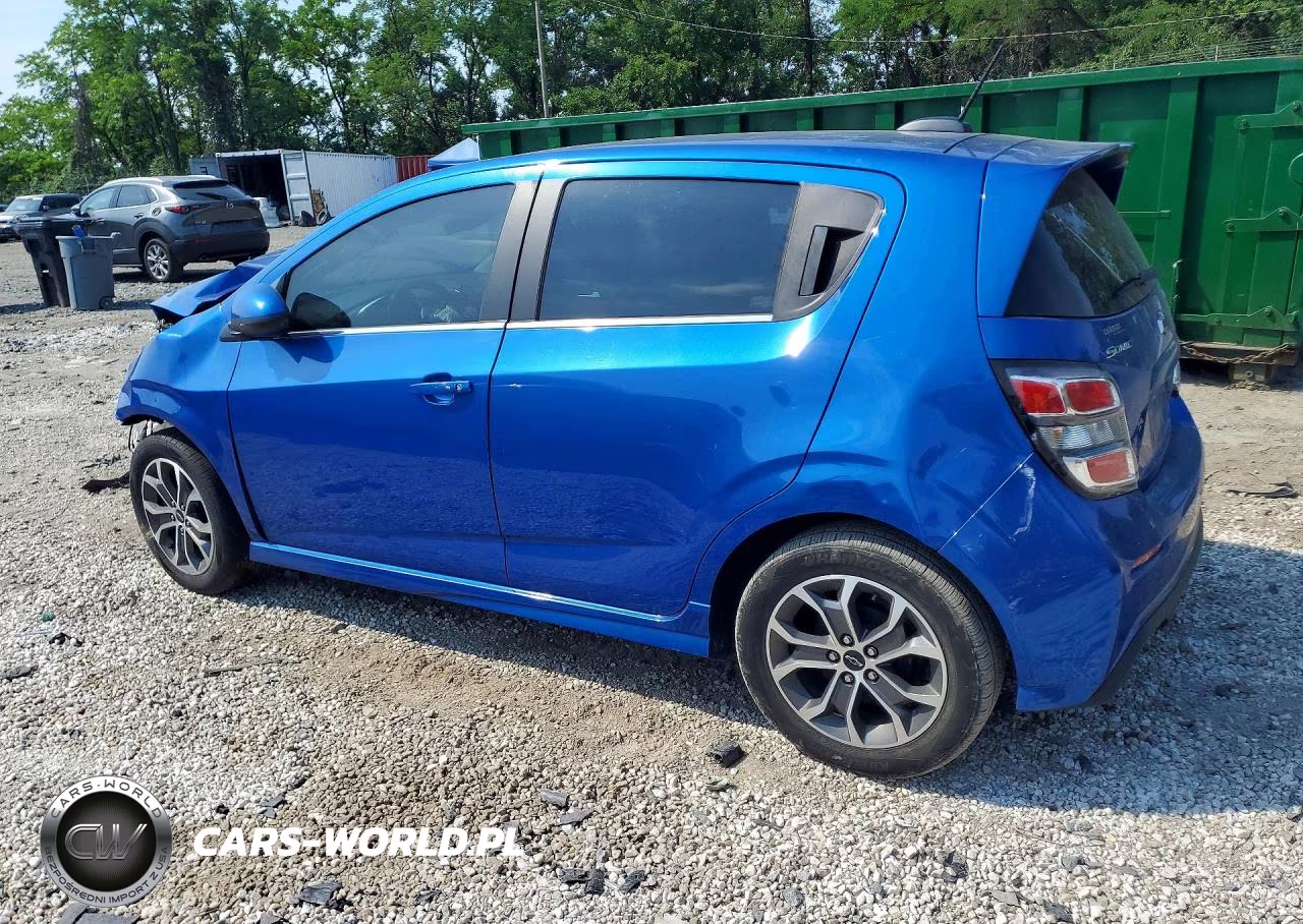 2019 Chevrolet Sonic Lt VIN:1G1JD6SBXK4141284 - 2