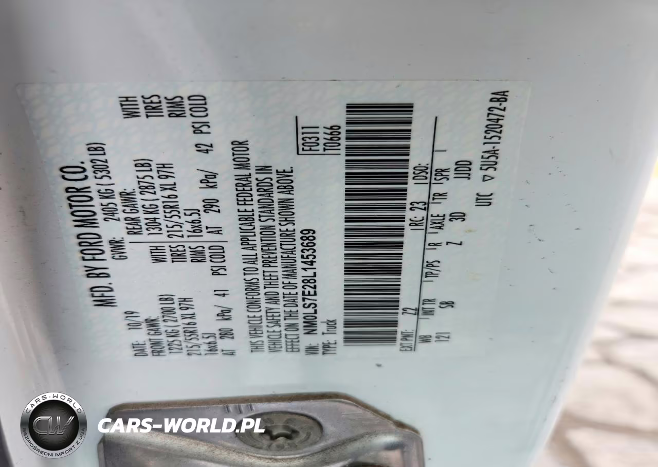 2020 Ford Transit Connect Xl Delivery Van VIN:NM0LS7E28L1453689 - 13