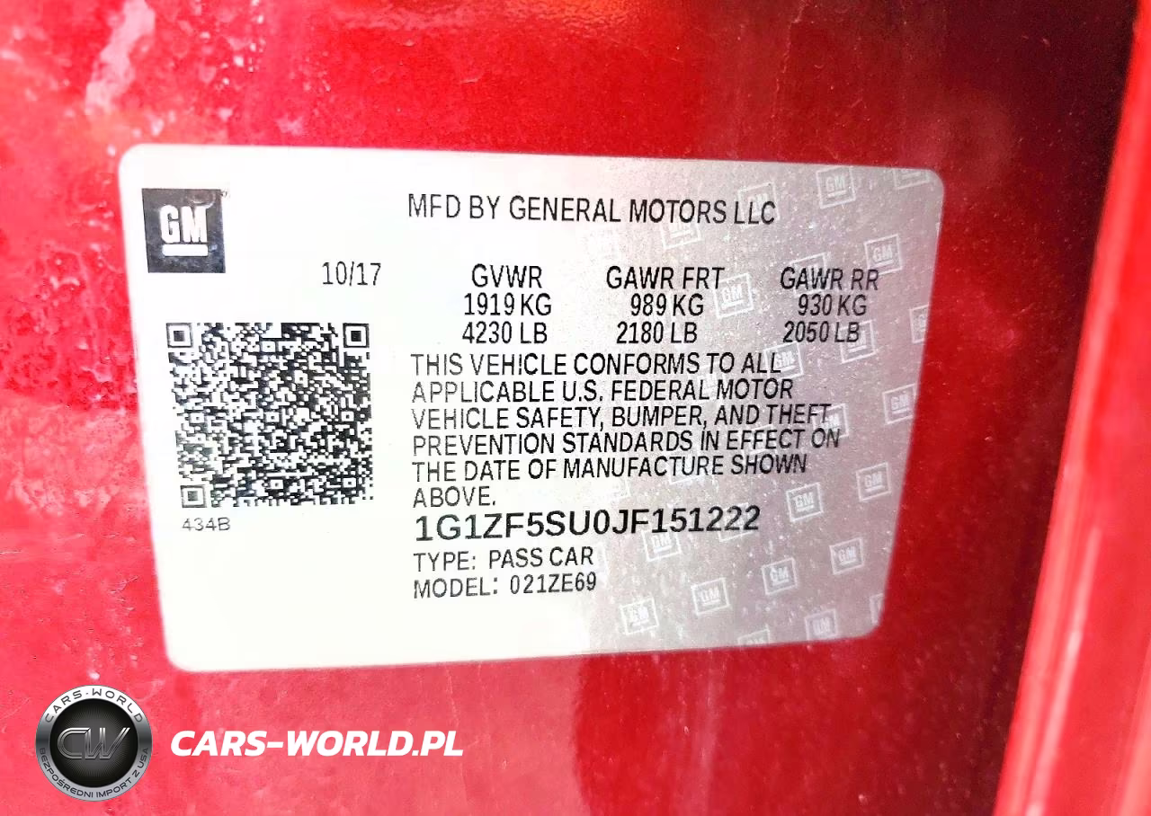 2018 Chevrolet Malibu Hybrid VIN:1G1ZF5SU0JF151222 - 12