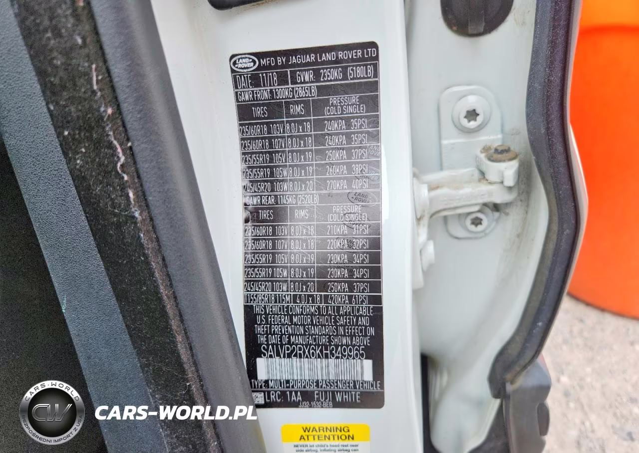 2019 LAND ROVER RANGE ROVE SE VIN:SALVP2RX6KH349965 - 13