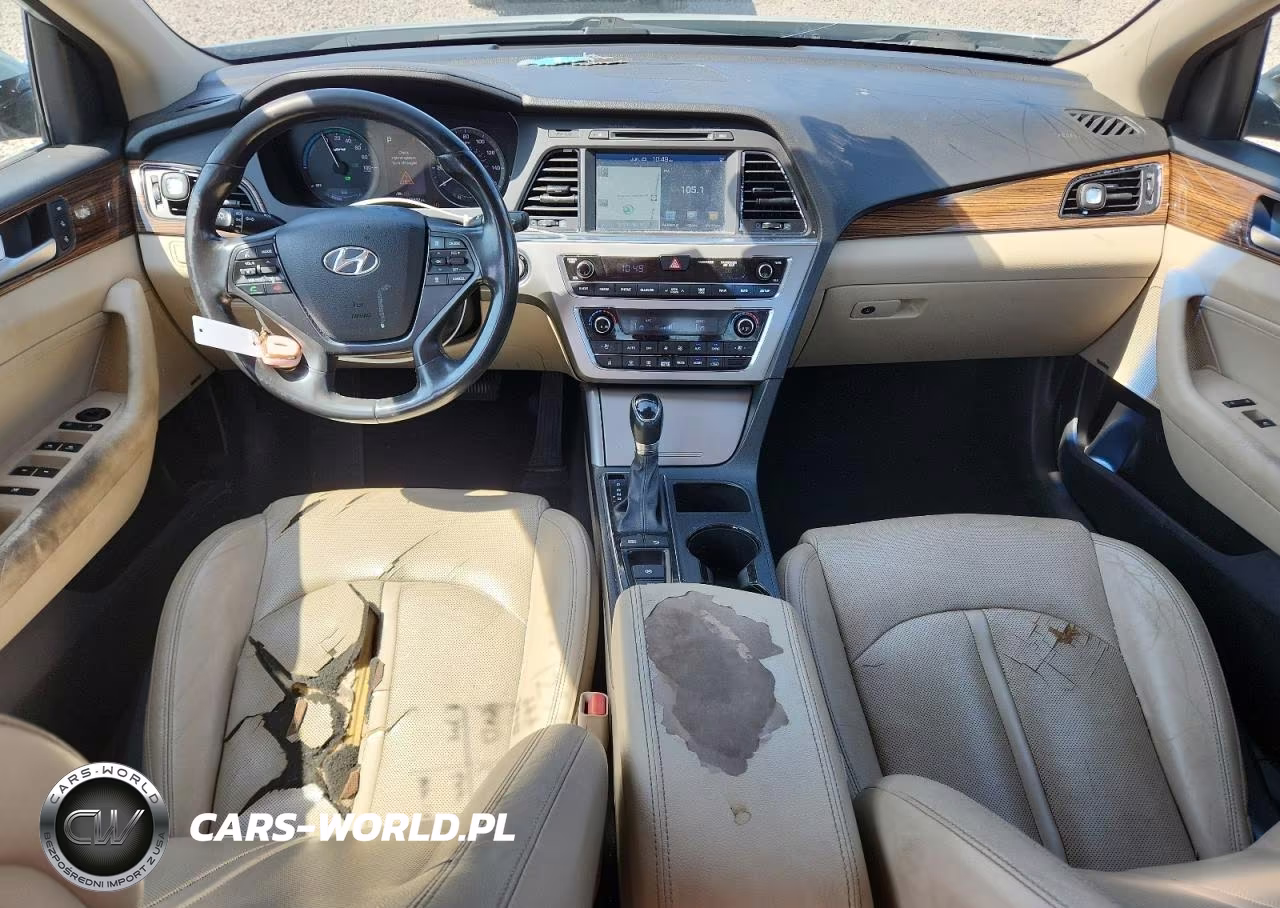 2016 Hyundai Sonata Hybrid Limited VIN:KMHE34L16GA008791 - 8