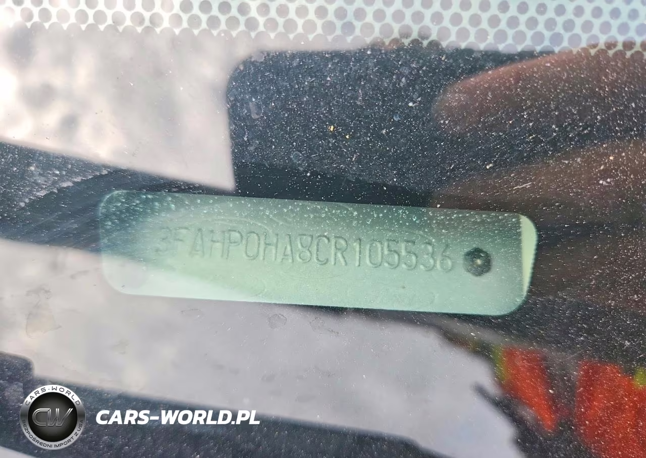 2012 Ford Fusion Se VIN:3FAHP0HA8CR105536 - 12