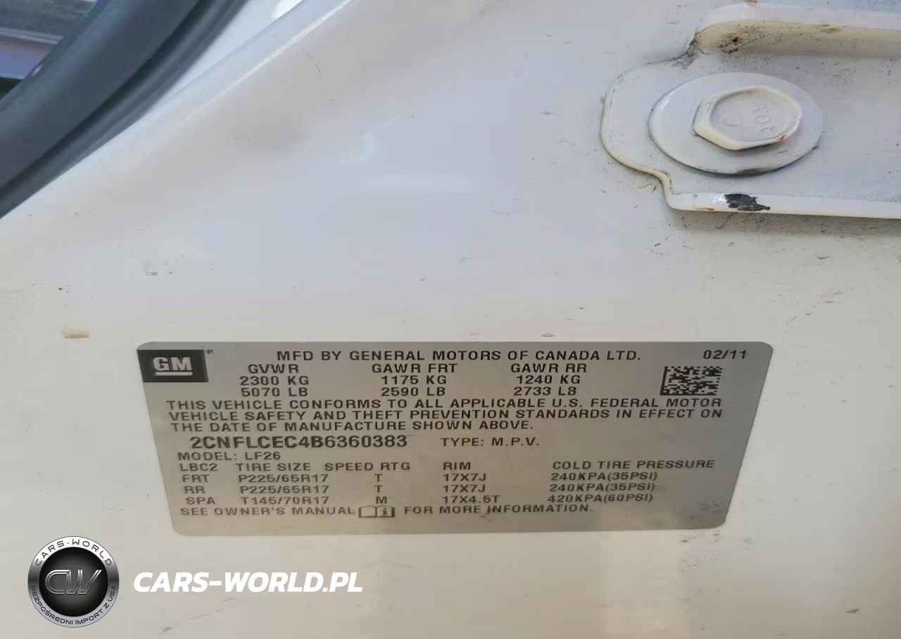 2011 Chevrolet Equinox Ls VIN:2CNFLCEC4B6360383 - 13