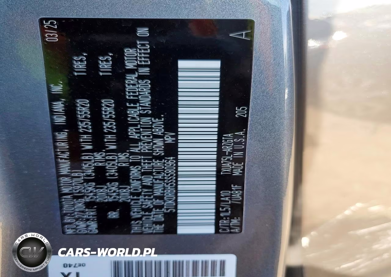 2025 Toyota Highlander Platinum VIN:5TDKDRBH5SS580964 - 13
