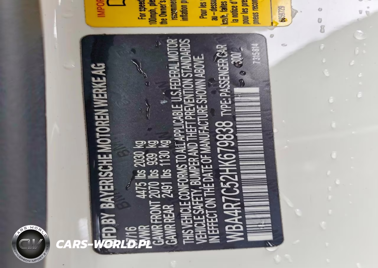 2017 BMW 430I VIN:WBA4R7C52HK679838 - 12