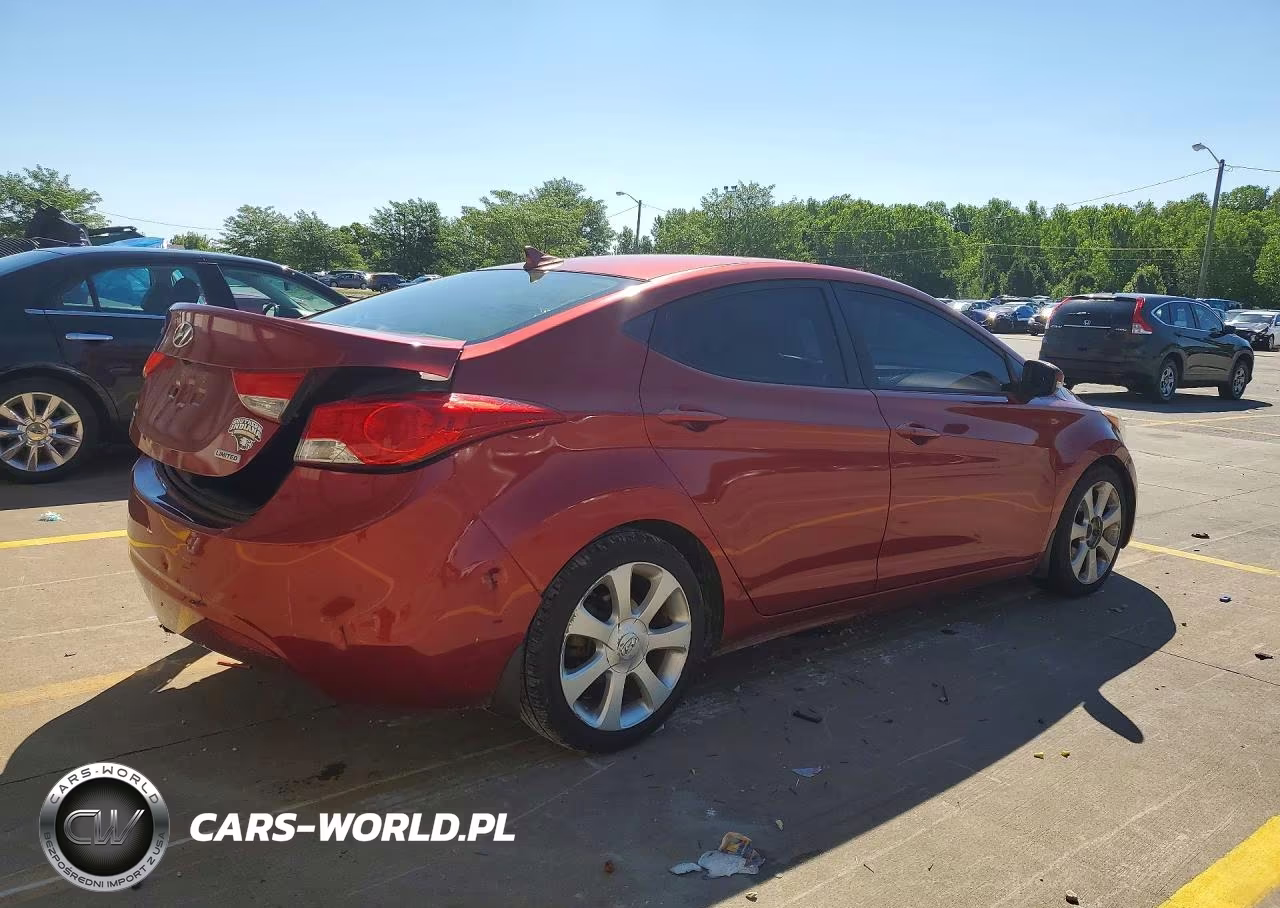 2013 Hyundai Elantra Limited VIN:5NPDH4AE9DH305338 - 3