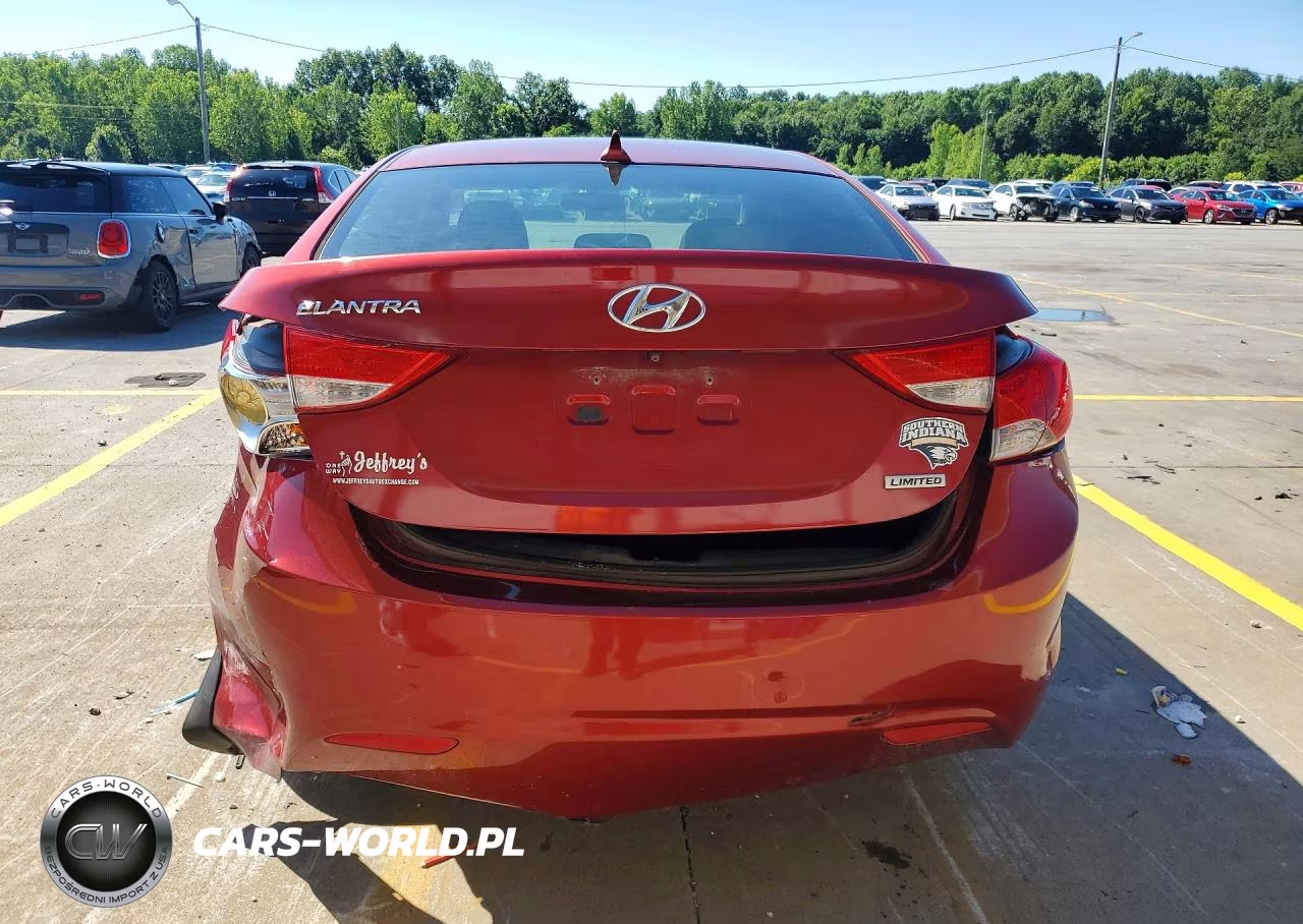2013 Hyundai Elantra Limited VIN:5NPDH4AE9DH305338 - 6