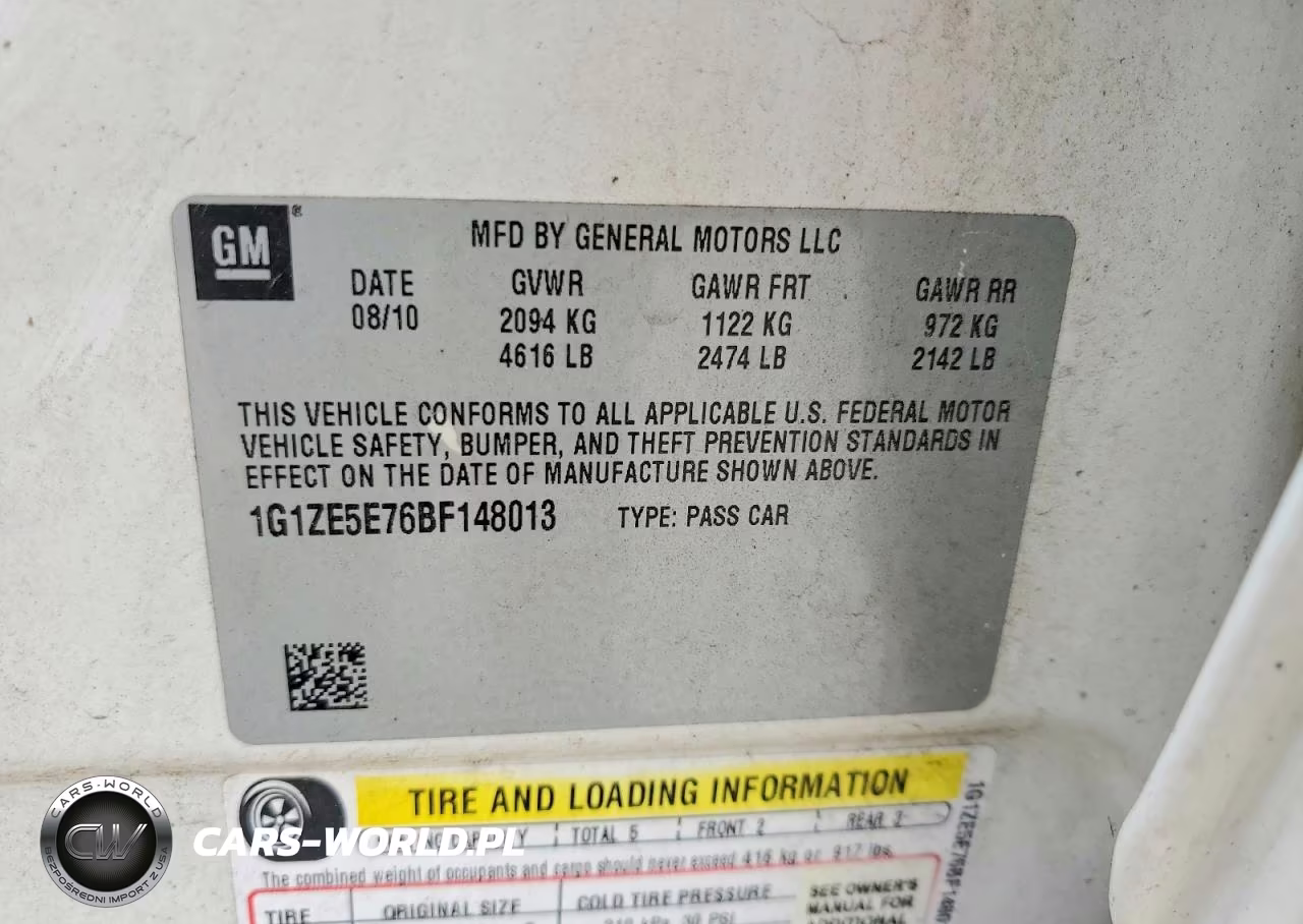2011 Chevrolet Malibu VIN:1G1ZE5E76BF148013 - 12