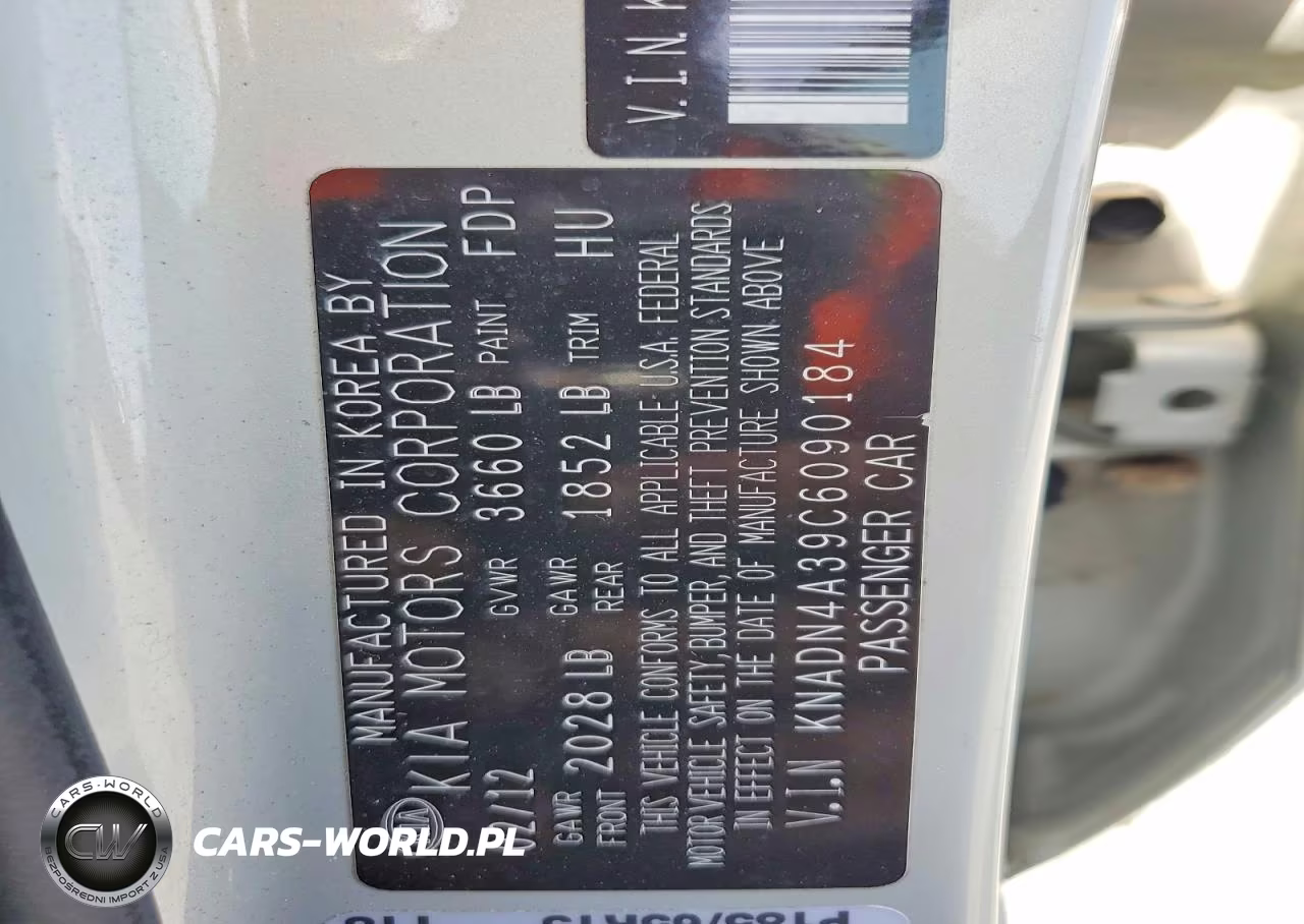 2012 Kia Rio Ex VIN:KNADN4A39C6090184 - 12