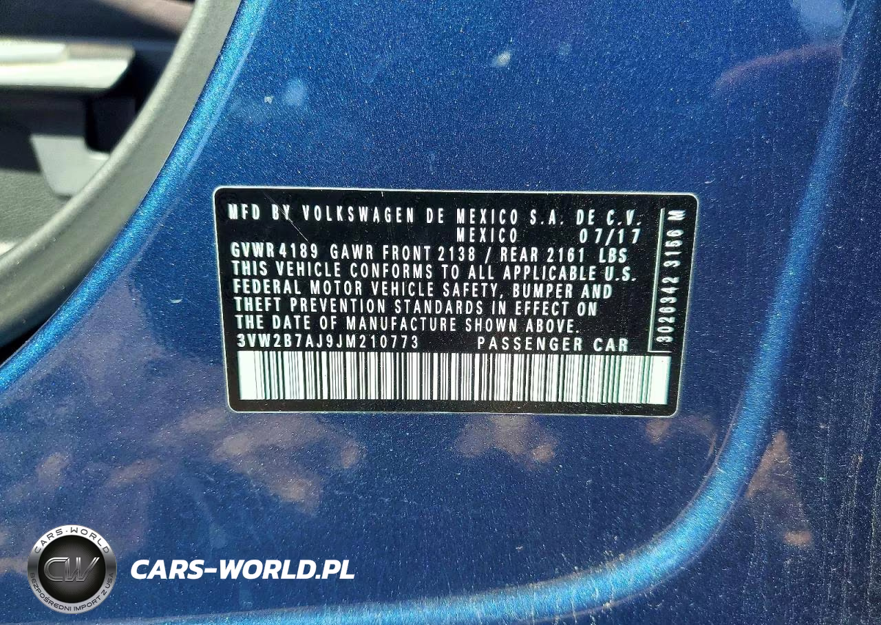 2018 Volkswagen Jetta S VIN:3VW2B7AJ9JM210773 - 12
