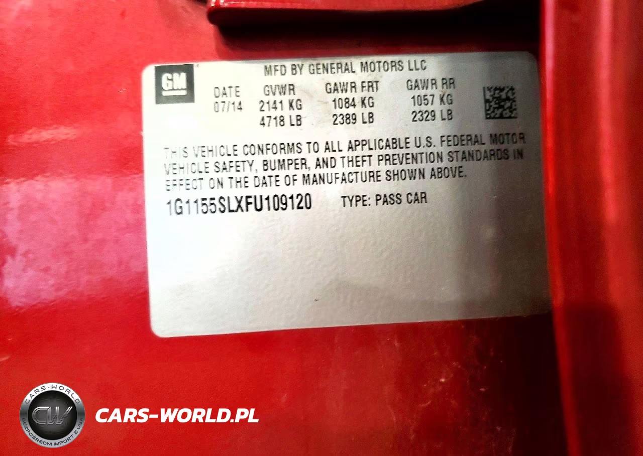 2015 Chevrolet Impala Ltz VIN:1G1155SLXFU109120 - 12