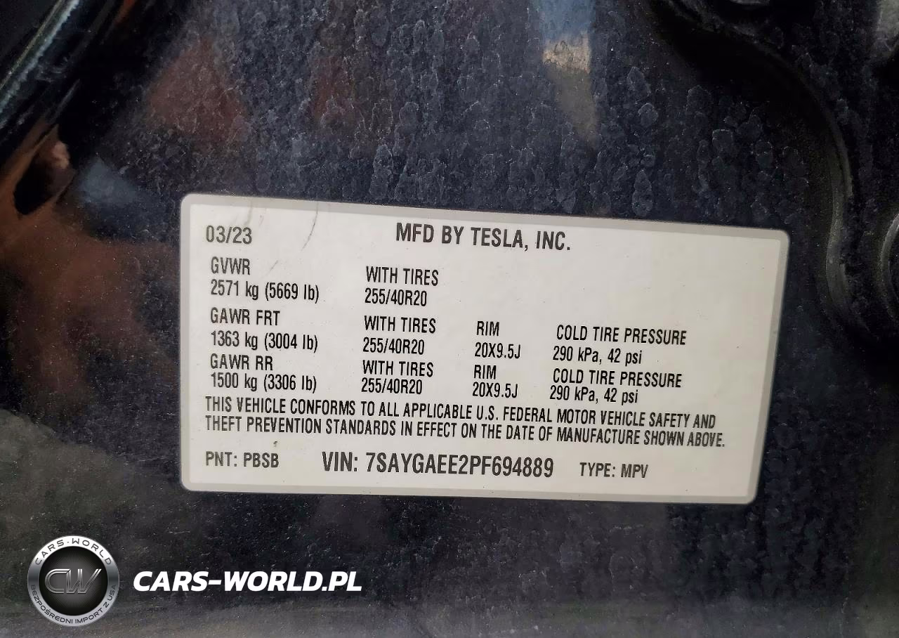 2023 Tesla Model Y VIN:7SAYGAEE2PF694889 - 13
