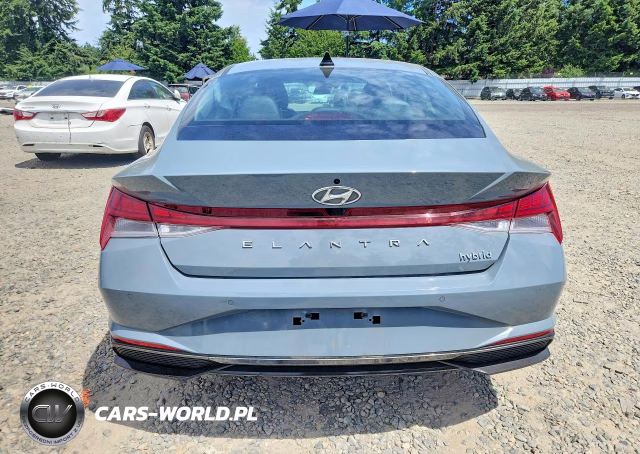 2023 Hyundai Elantra Hybrid Blue VIN:KMHLN4AJ3PU037569 - 6