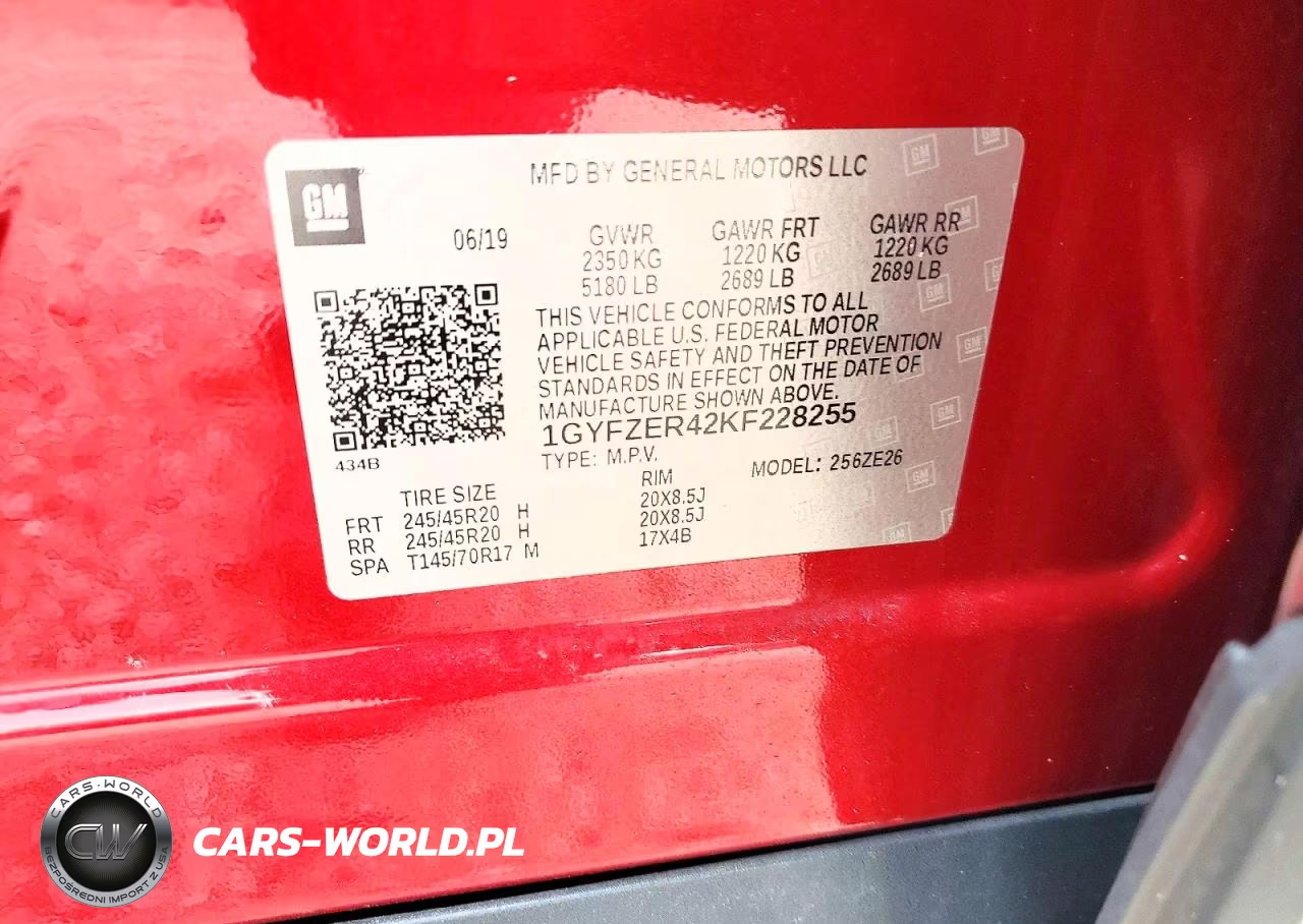 2019 Cadillac Xt4 Sport VIN:1GYFZER42KF228255 - 14