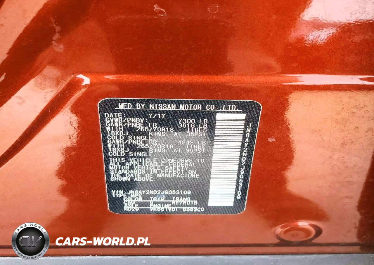 2018 Nissan Armada Sv VIN:JN8AY2ND2J9053109 - 13