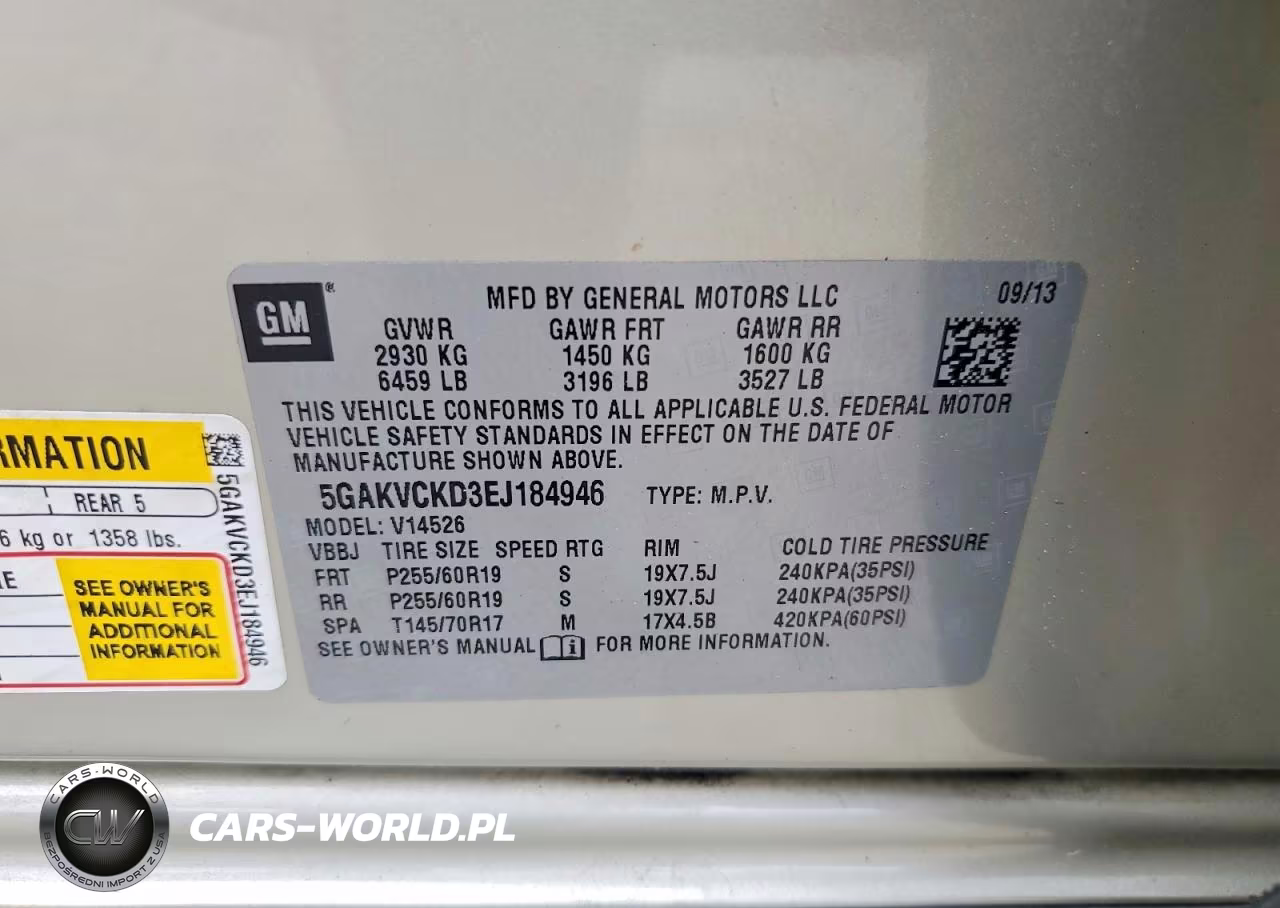 2014 Buick Enclave VIN:5GAKVCKD3EJ184946 - 14