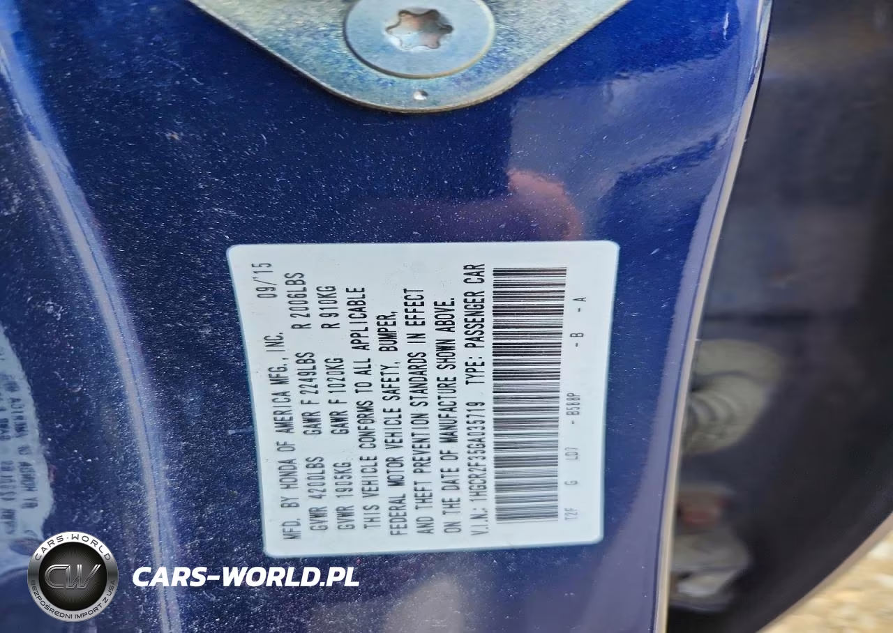 2016 Honda Accord Lx VIN:1HGCR2F35GA035719 - 12