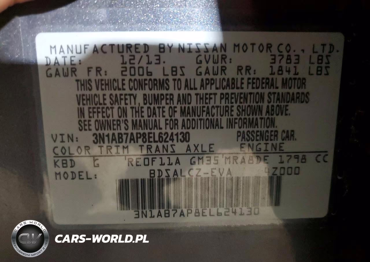 2014 Nissan Sentra S VIN:3N1AB7AP8EL624130 - 12