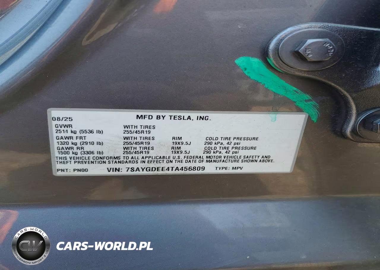 2026 Tesla Model Y VIN:7SAYGDEE4TA456809 - 13
