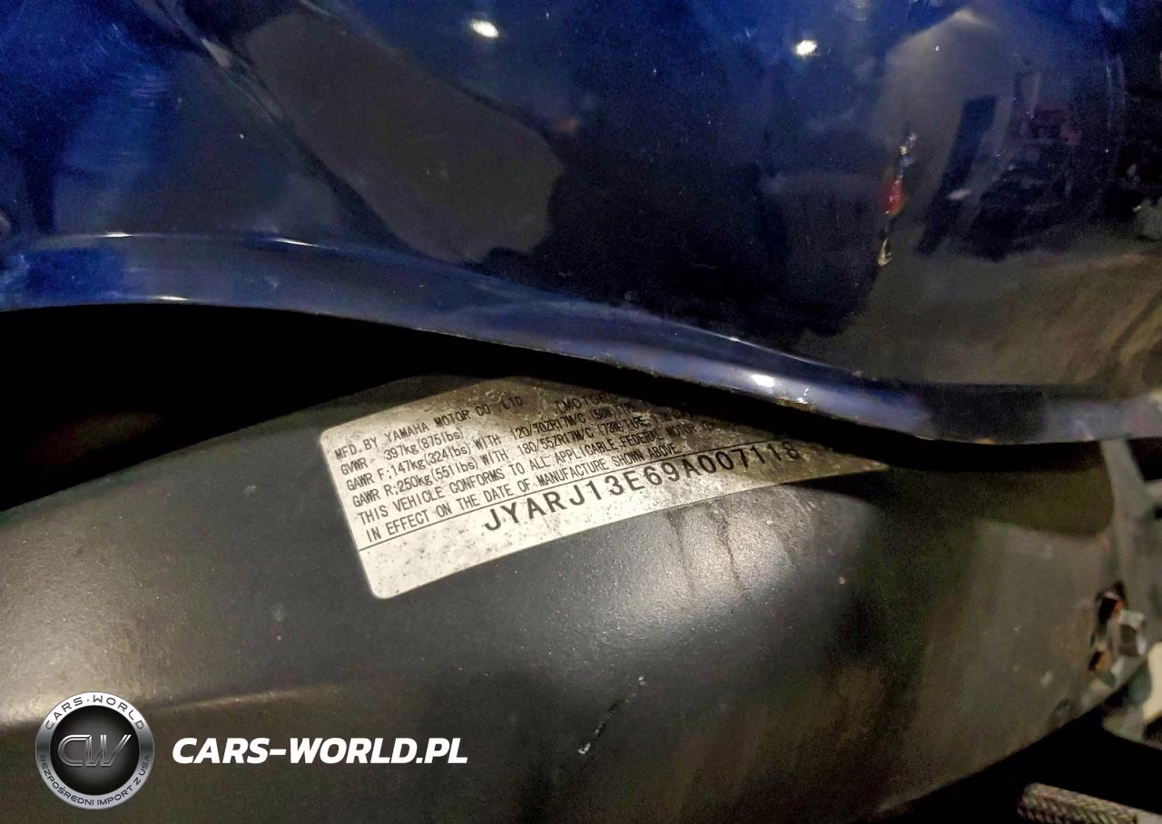 2009 Yamaha Fz6 Shg VIN:JYARJ13E69A007118 - 8