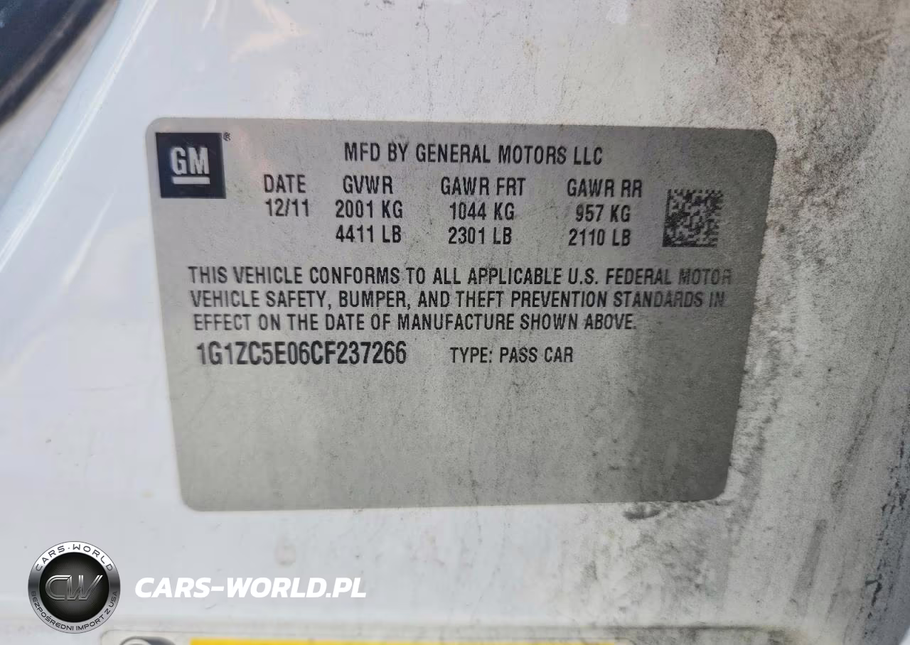 2012 Chevrolet Malibu 1Lt VIN:1G1ZC5E06CF237266 - 13