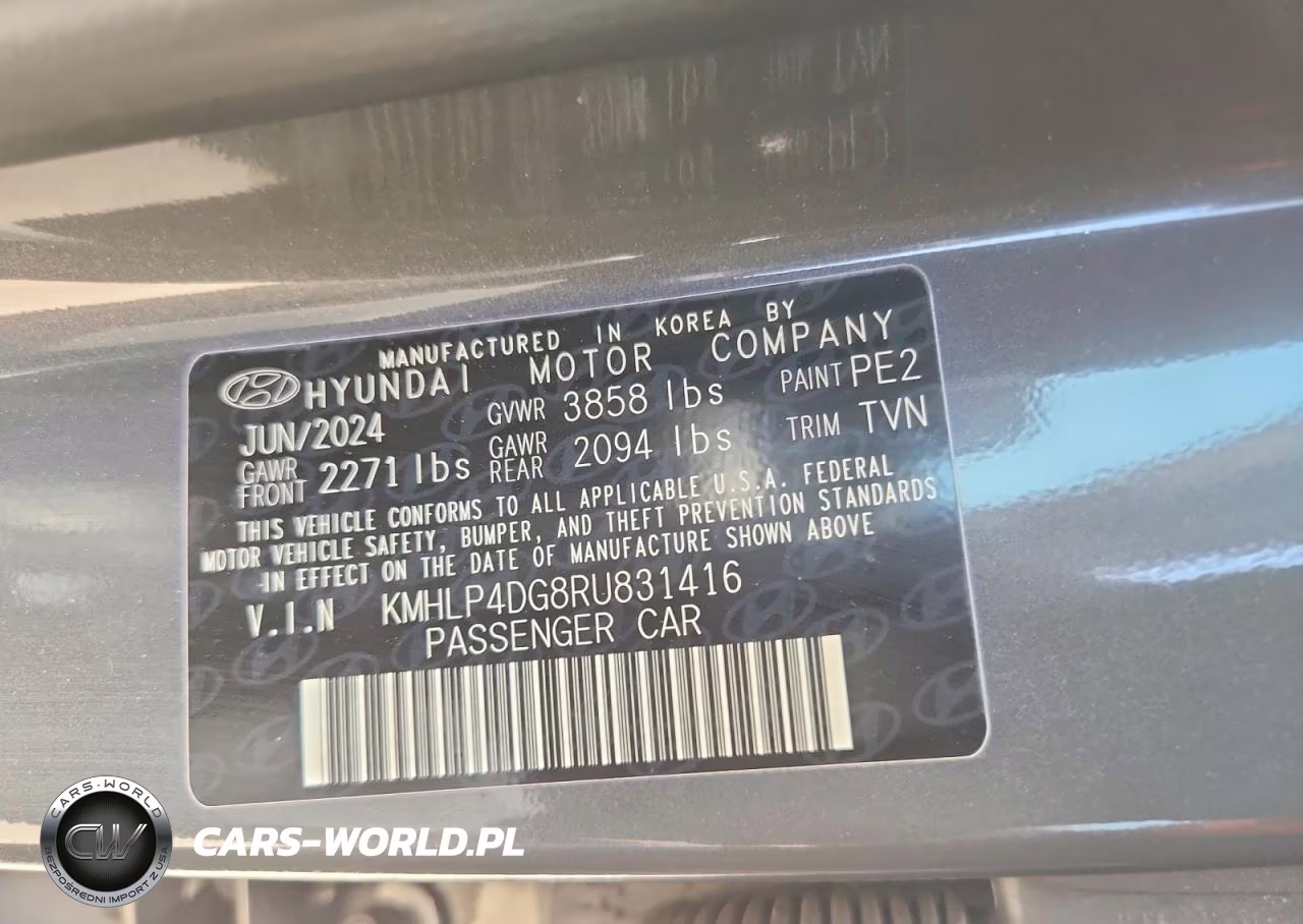 2024 Hyundai Elantra Limited VIN:KMHLP4DG8RU831416 - 13