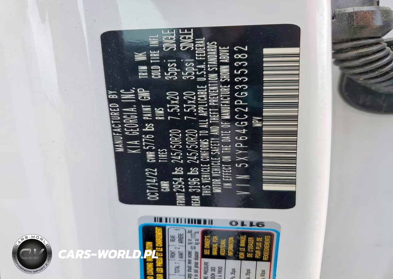 2023 Kia Telluride S VIN:5XYP64GC2PG335382 - 13