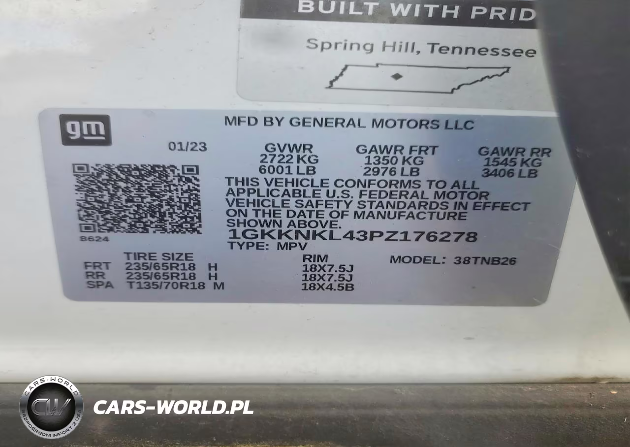 2023 GMC Acadia Sle VIN:1GKKNKL43PZ176278 - 13