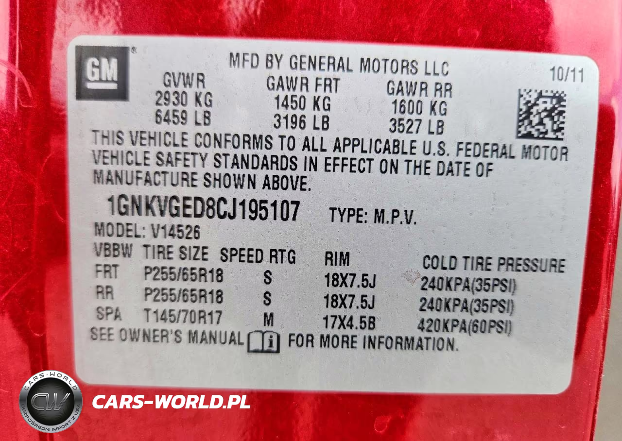 2012 Chevrolet Traverse Lt VIN:1GNKVGED8CJ195107 - 14