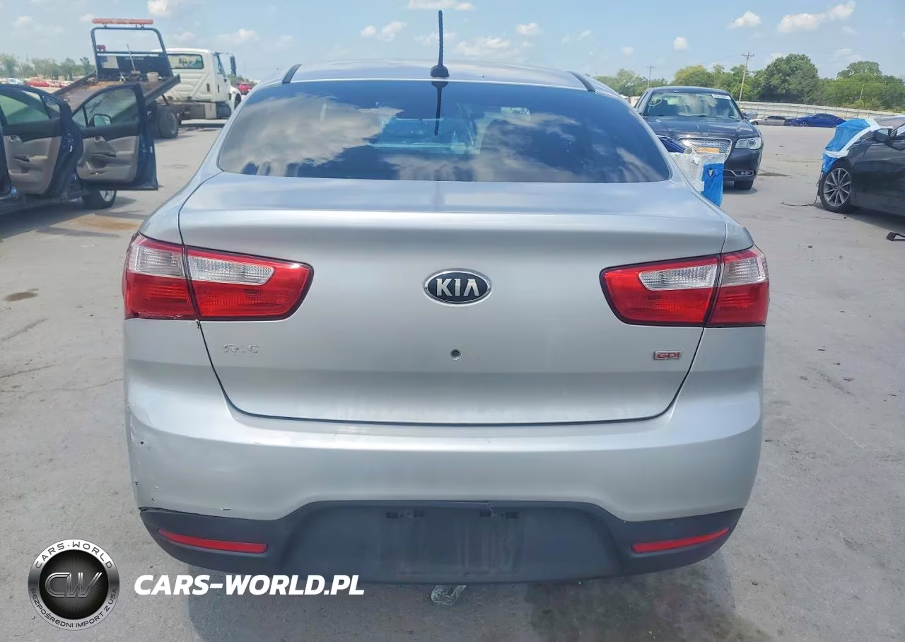 2015 Kia Rio Lx VIN:KNADM4A3XF6442339 - 6