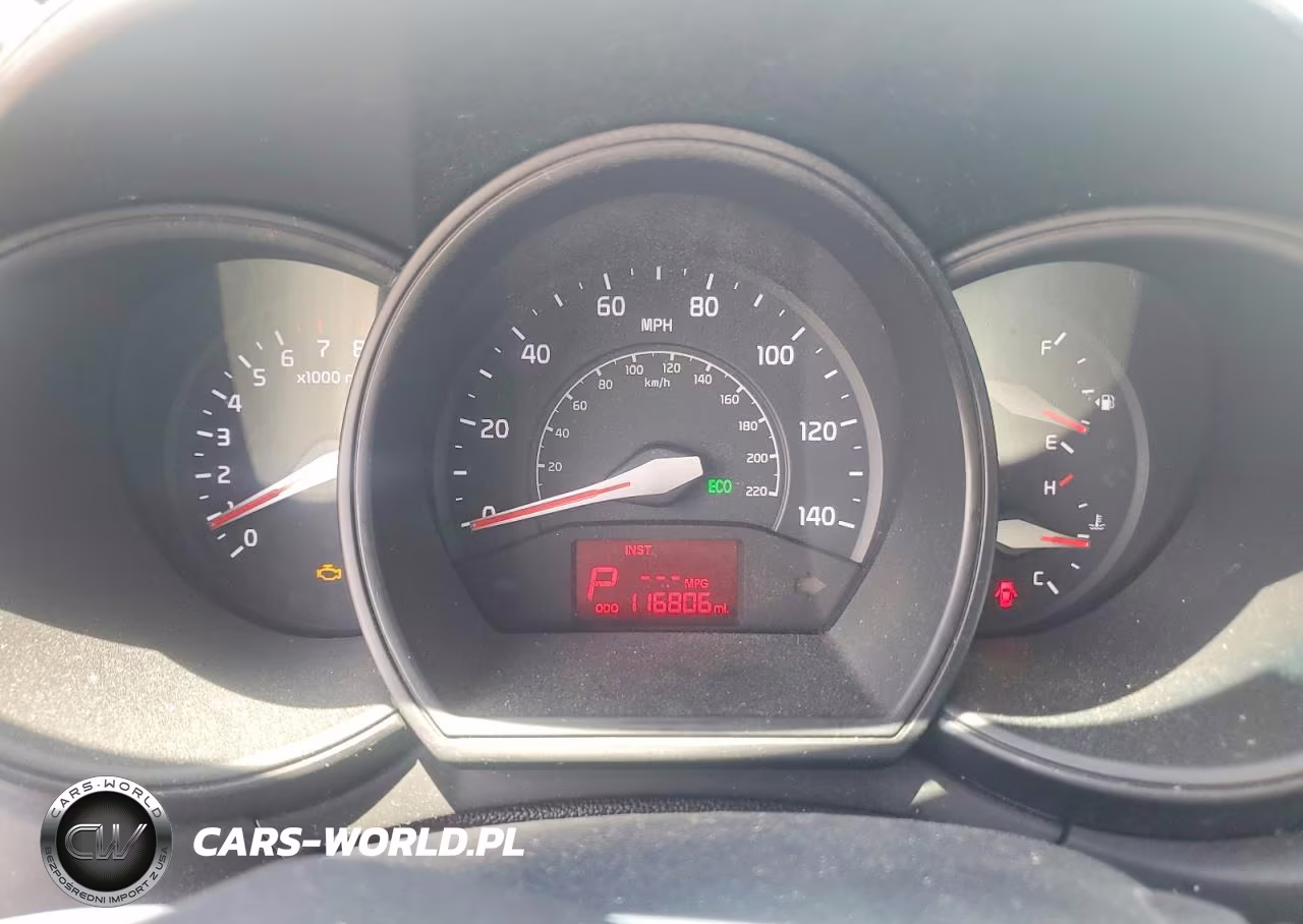 2015 Kia Rio Lx VIN:KNADM4A3XF6442339 - 9