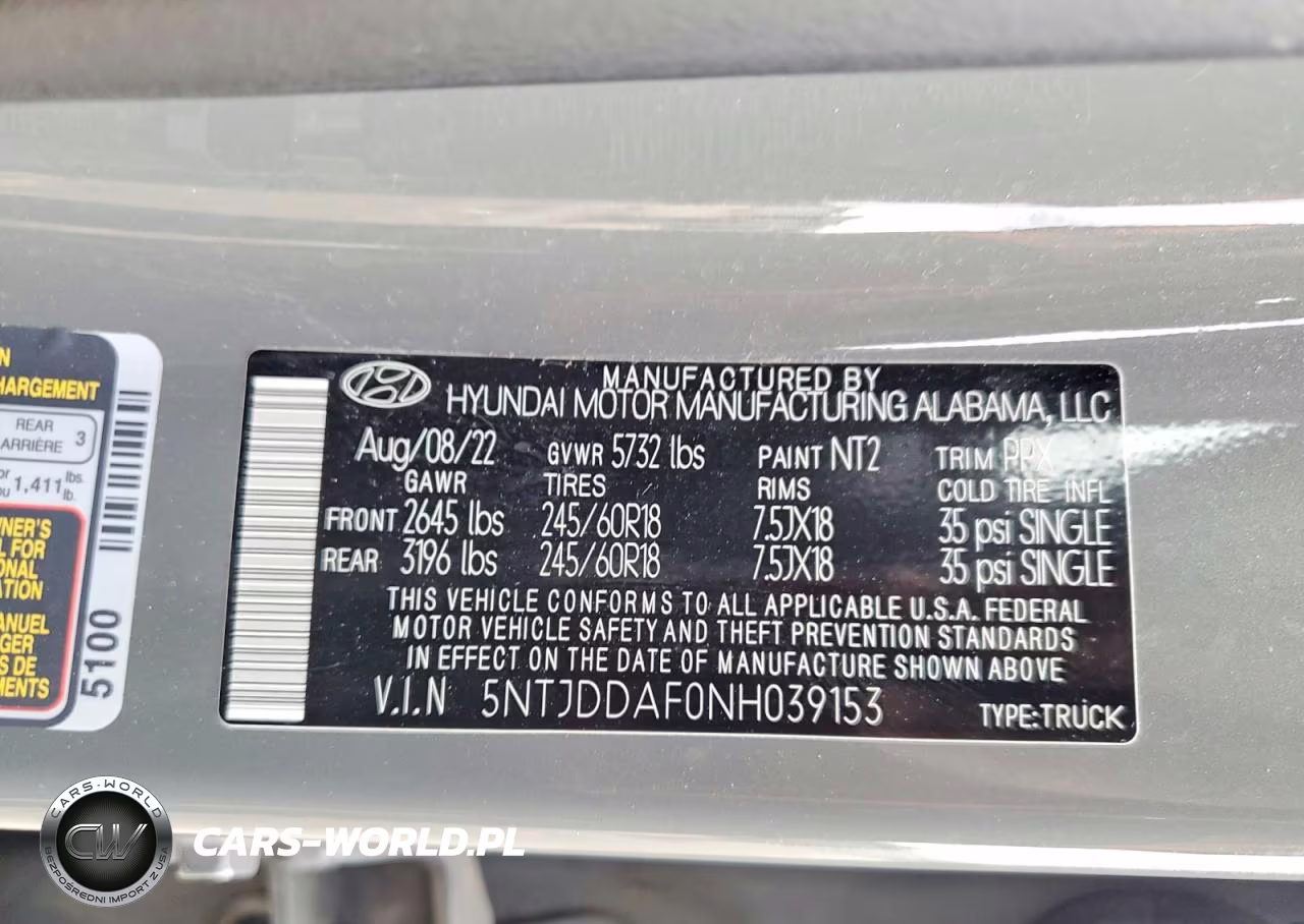 2022 Hyundai Santa Cruz Sel Premium VIN:5NTJDDAF0NH039153 - 13