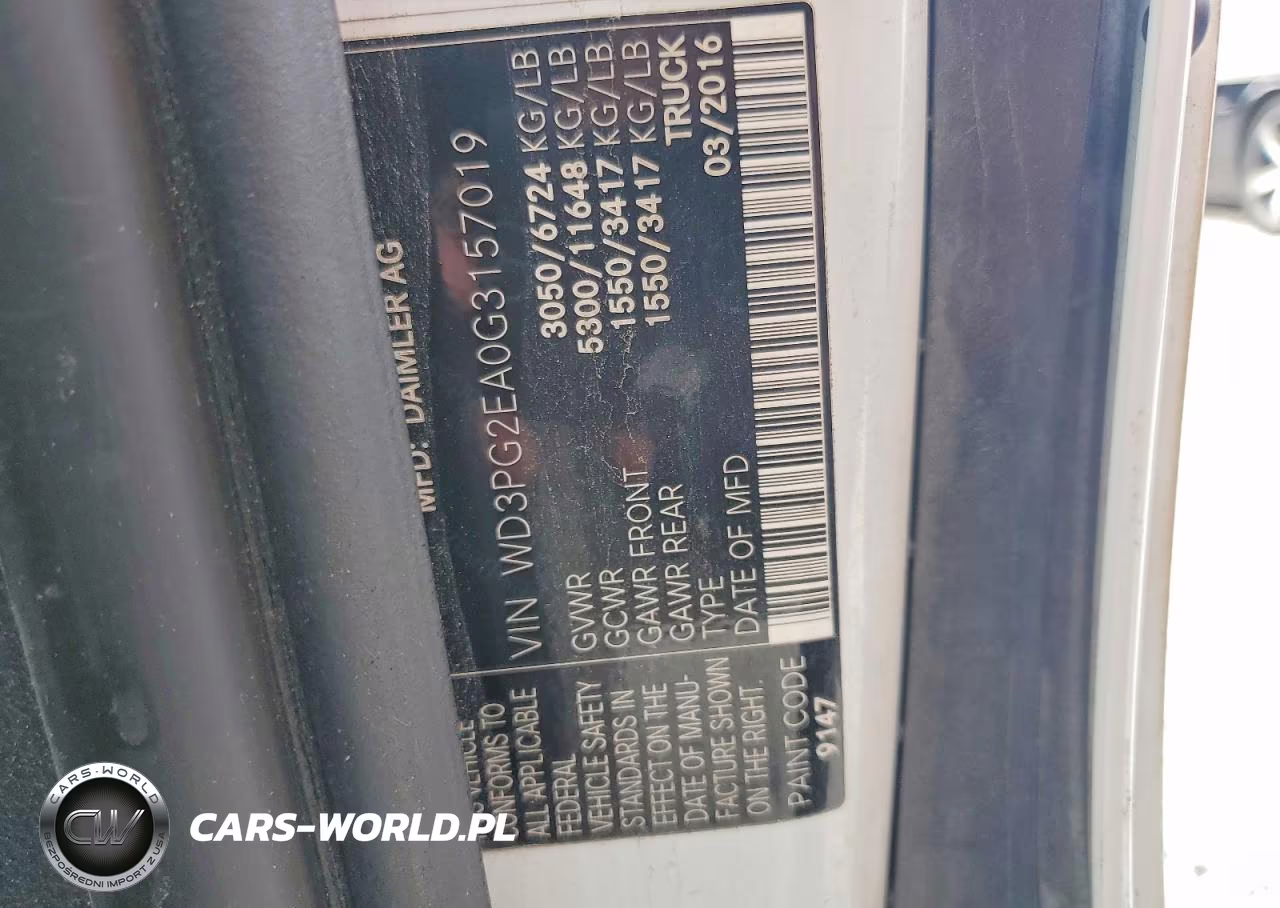 2016 Mercedes-Benz Metris VIN:WD3PG2EA0G3157019 - 13