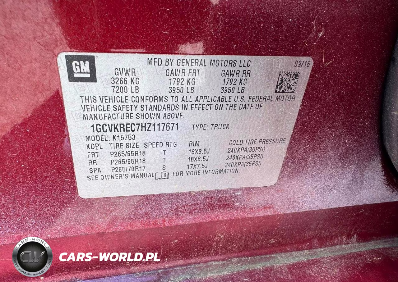 2017 Chevrolet Silverado K1500 Lt VIN:1GCVKREC7HZ117671 - 12