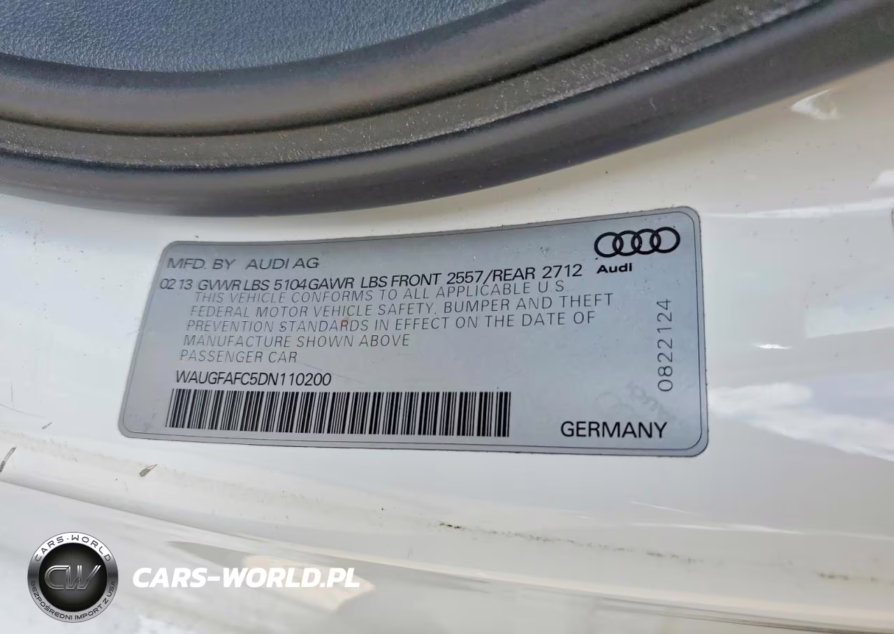 2013 Audi A6 Premium Plus VIN:WAUGFAFC5DN110200 - 12