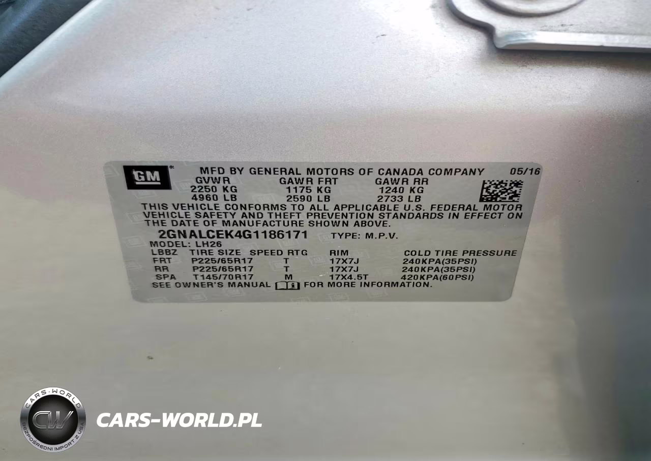 2016 Chevrolet Equinox Lt VIN:2GNALCEK4G1186171 - 13
