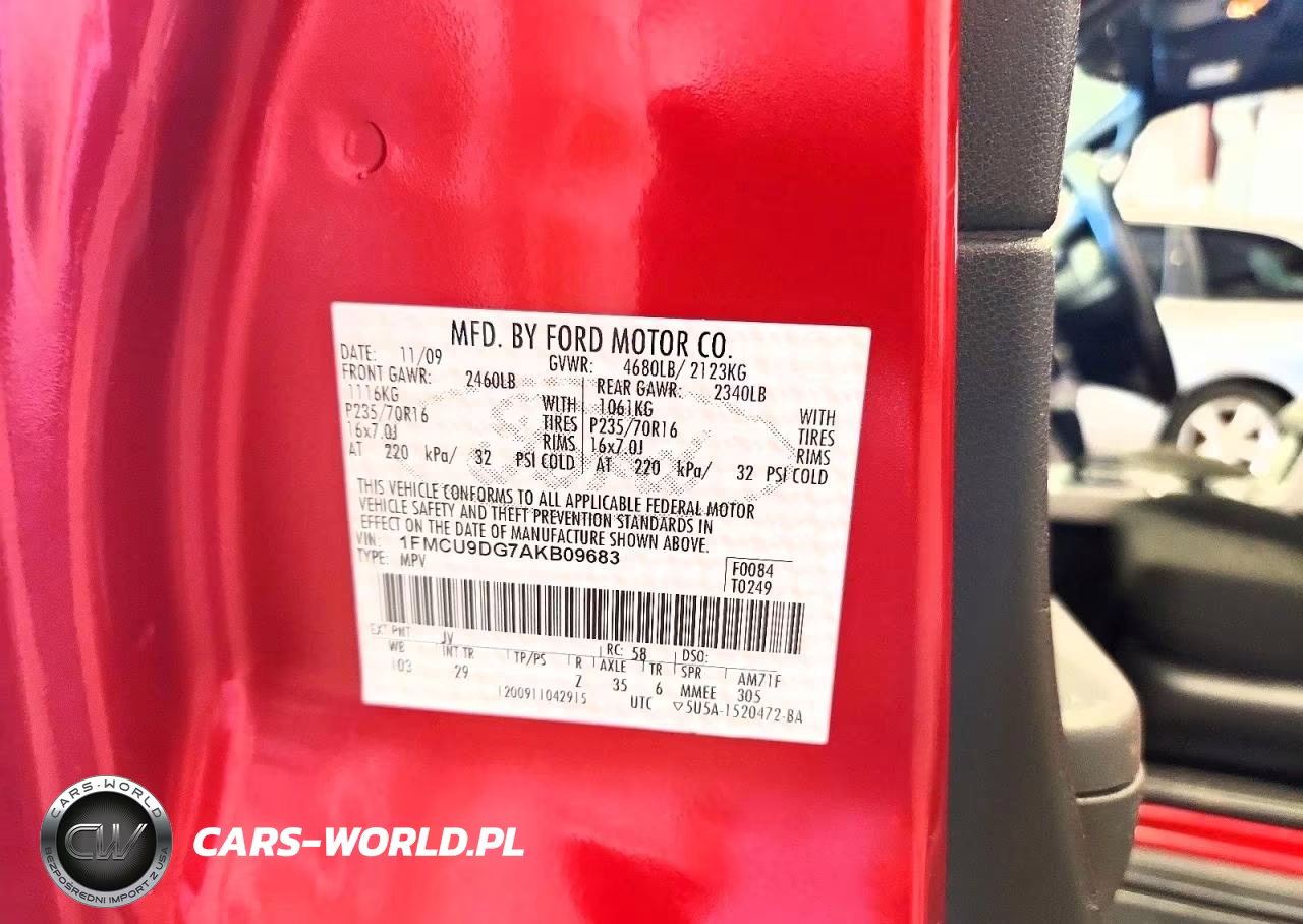 2010 Ford Escape Xlt VIN:1FMCU9DG7AKB09683 - 13
