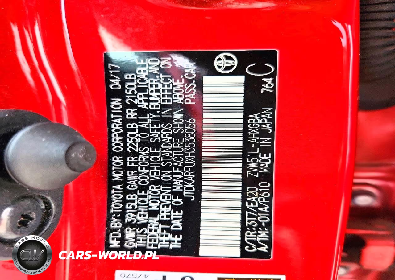 2017 Toyota Prius Four VIN:JTDKARFUXH3538056 - 12