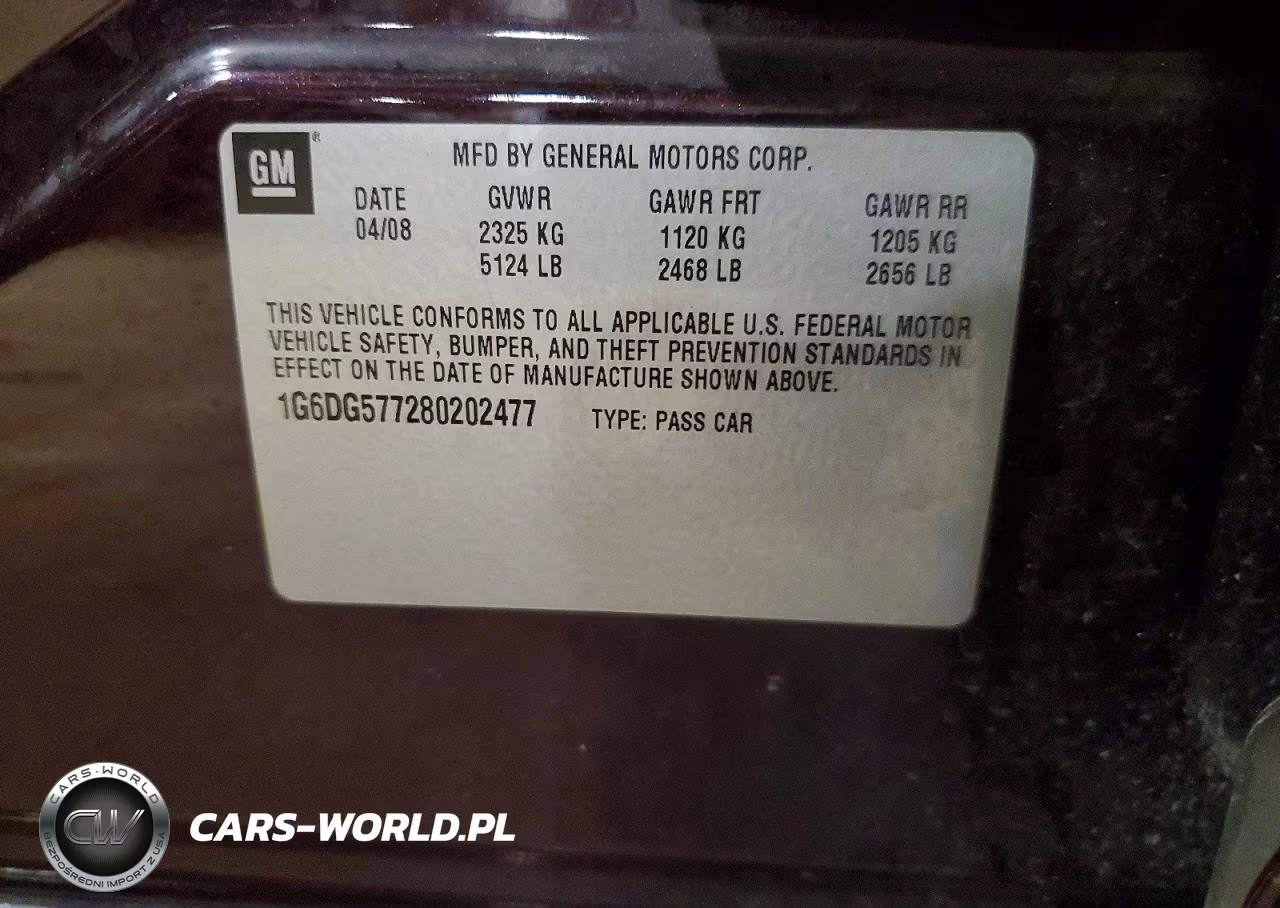 2008 Cadillac Cts VIN:1G6DG577280202477 - 12