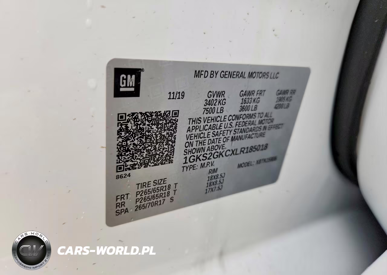 2020 GMC Yukon Xl K1500 Slt VIN:1GKS2GKCXLR185018 - 12