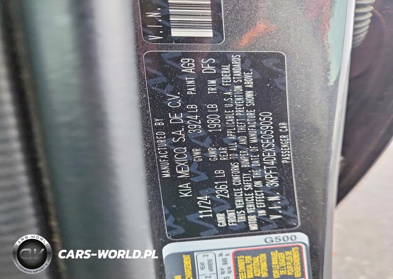 2025 Kia K4 Lxs VIN:3KPFT4DEXSE059050 - 12