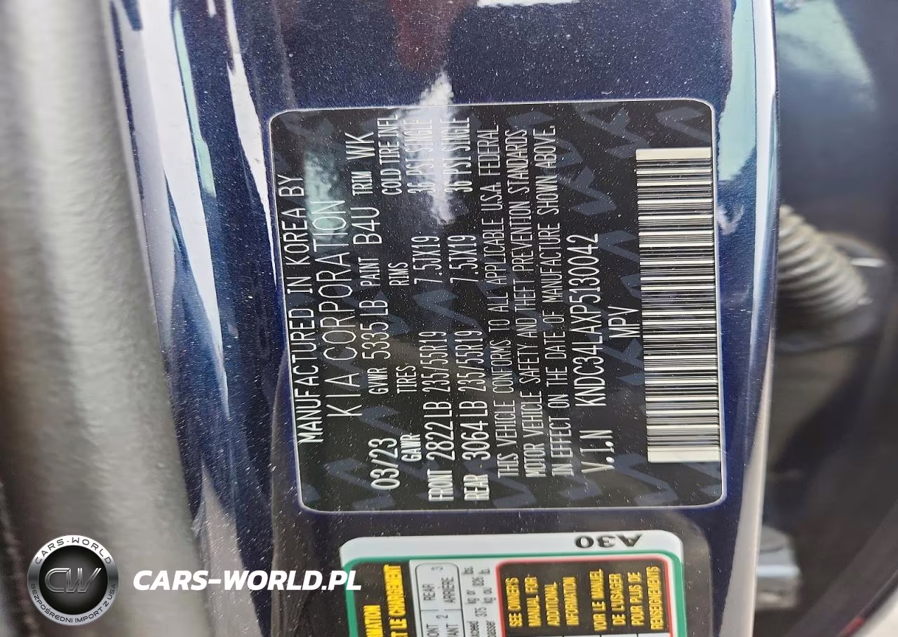 2023 Kia Ev6 Wind VIN:KNDC34LAXP5130042 - 12