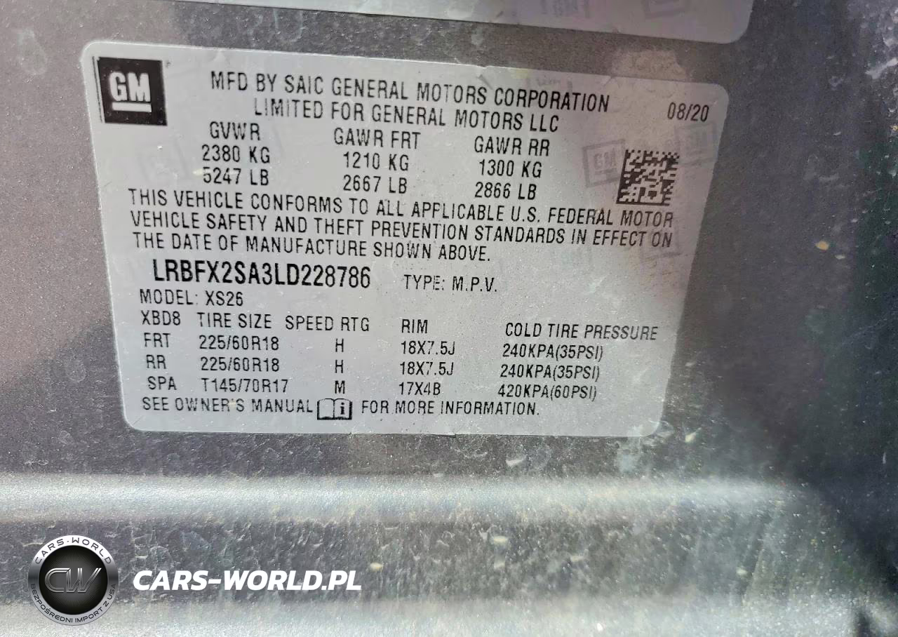 2020 Buick Envision Essence VIN:LRBFX2SA3LD228786 - 13