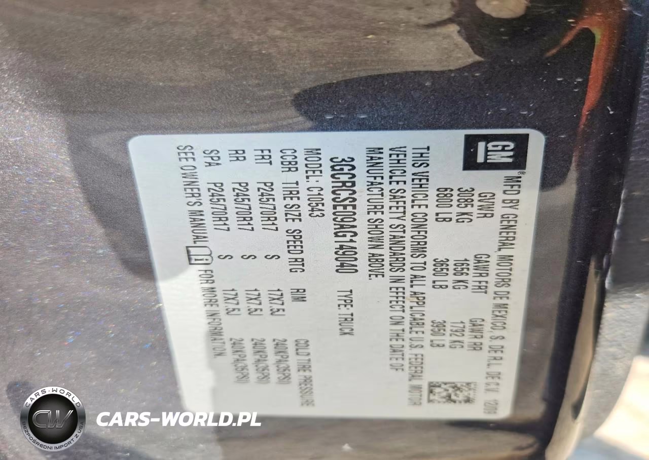 2010 Chevrolet Silverado C1500 Lt VIN:3GCRCSE09AG149040 - 12