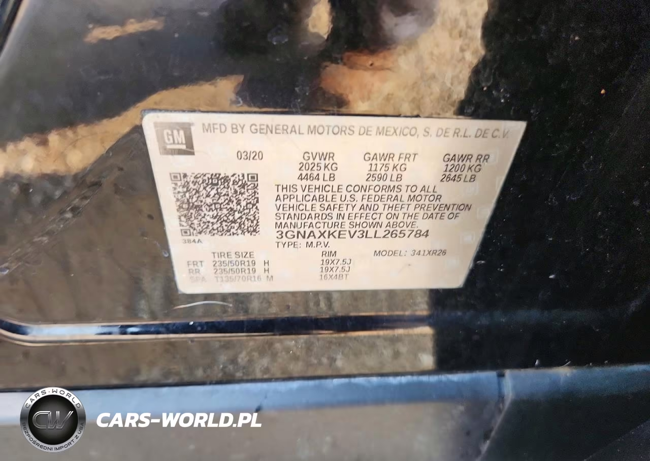 2020 Chevrolet Equinox Lt VIN:3GNAXKEV3LL265784 - 13