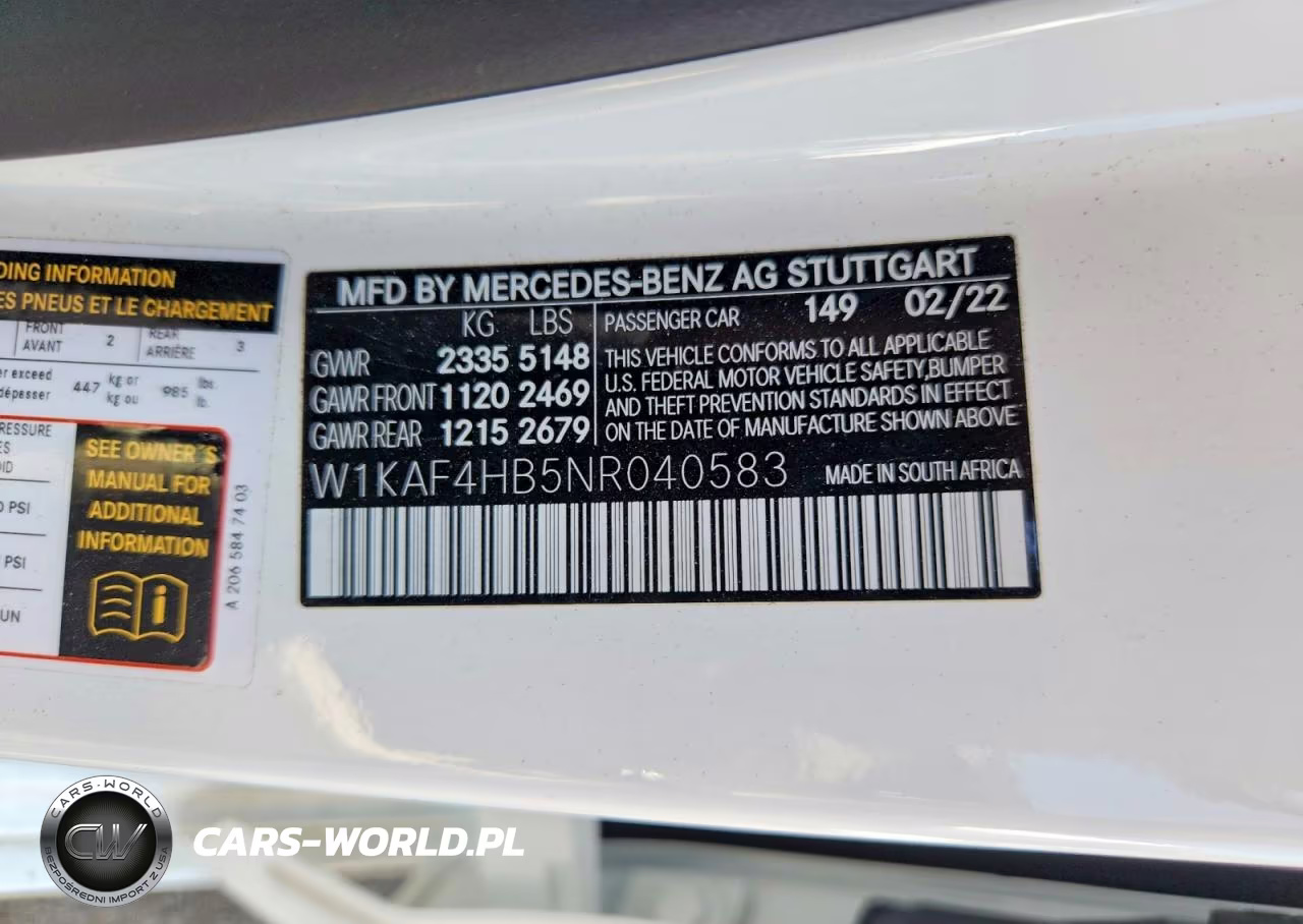 2022 Mercedes-Benz C 300 4Matic VIN:W1KAF4HB5NR040583 - 13